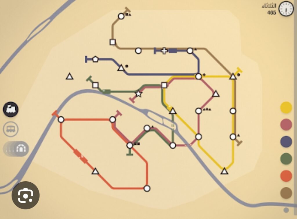 تحميل مترو صغير مهكر للايفون Mini Metro.2.35.1.ios.2025 آخر إصدار 7