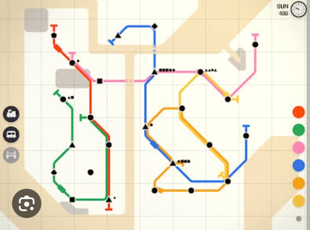 تحميل مترو صغير مهكر للايفون Mini Metro.2.35.1.ios.2025 آخر إصدار 5