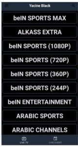 تحميل ياسين تيفي بلاك للايفون Yacine TV BLACK.V4.0.IOS.2025 اخر اصدار 5